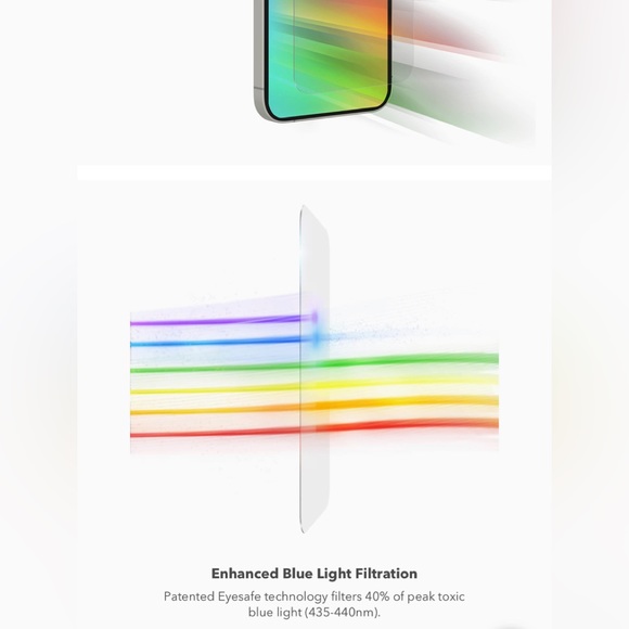 NWT ZAGG InvisibleShield Glass Elite VisionGuard Screen Protector iPhn 13/Pro&14 - Picture 3 of 13